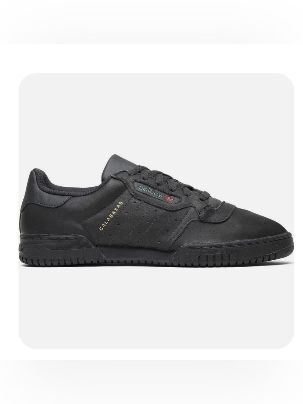 Adidas Calabasas Men’s Black Leather Sneakers